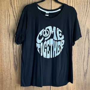 Peace tee size 2X
